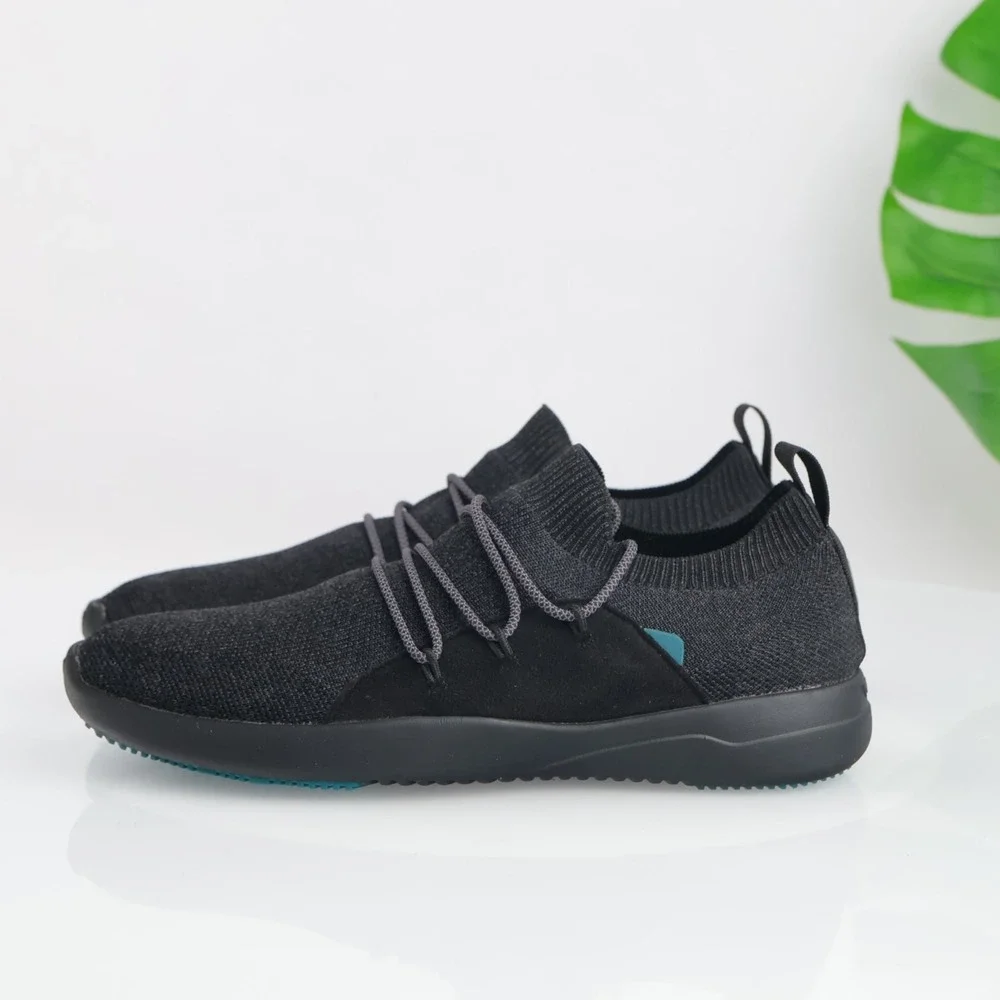 Vessi Womens Cityscape Classic Sneaker Size 10 Waterproof Black Lace Up Shoe Low